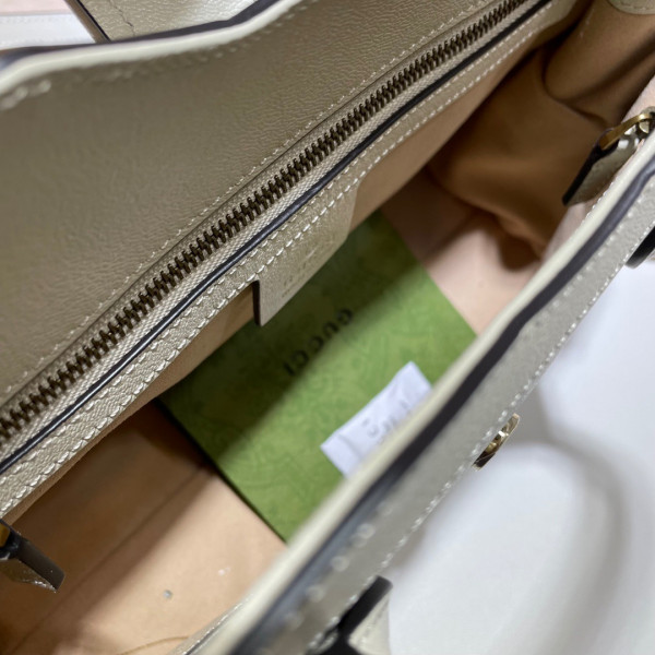 G*u*i small top handle bag with double g