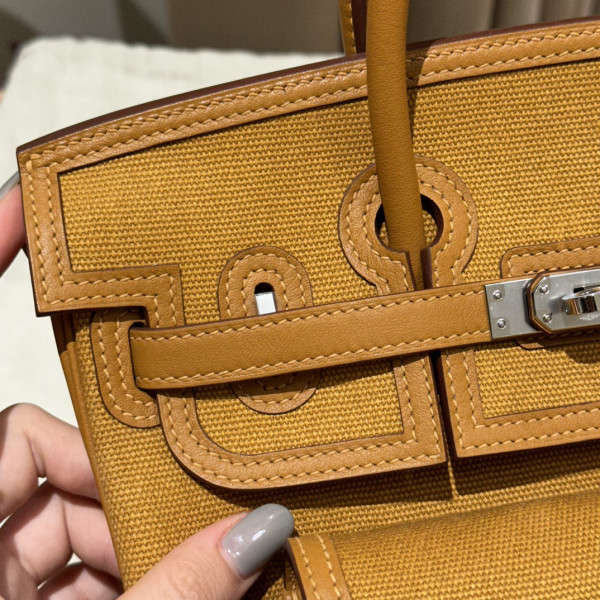 H**mes cargo birkin bag canvas and swift 25