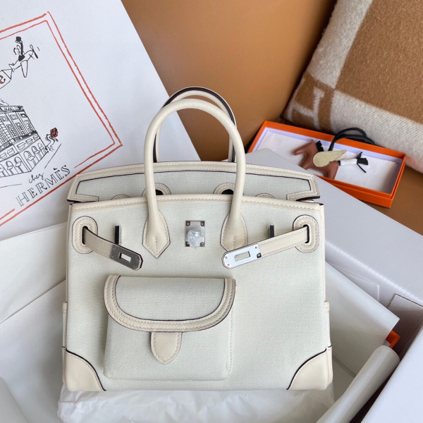 H**mes cargo birkin bag canvas and swift 25