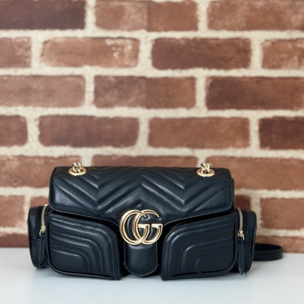 G*u*i gg marmont small multi-pocket bag