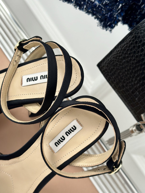 MIU MIU platform sandal