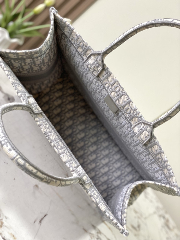 Large Diro Book Tote Grey-42cm